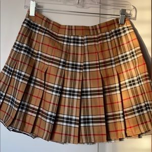 Plaid Skirt